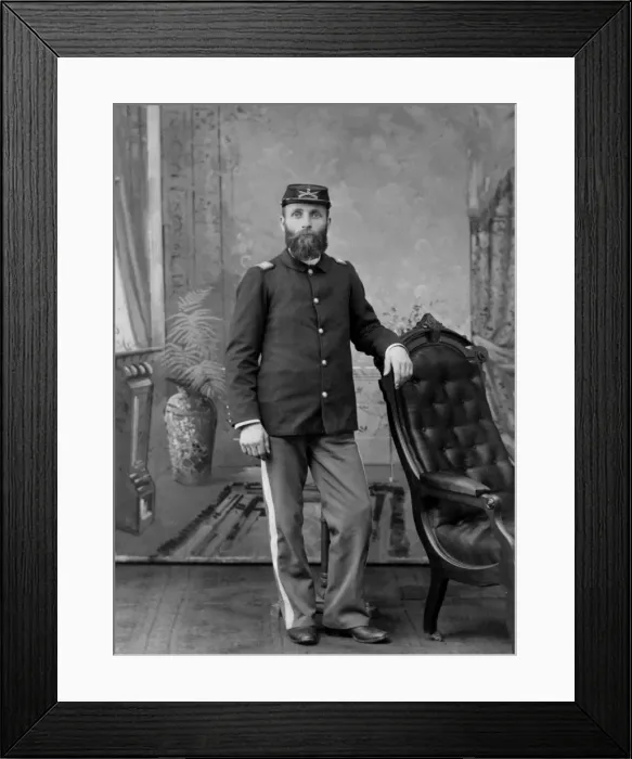 Framed Print : American soldier in uniform Framed Print : American soldier in uniform