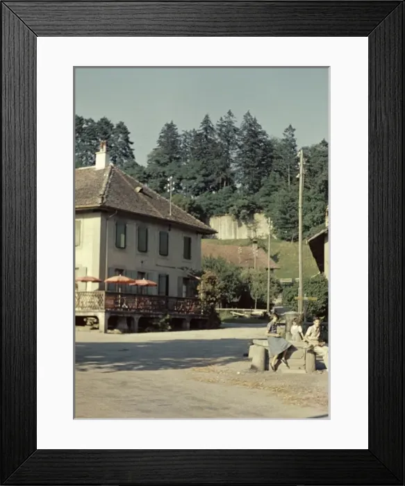 Framed Print : above Lausanne - Switzerland Framed Print : above Lausanne - Switzerland