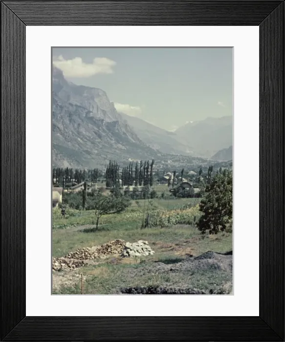 Framed Print : Route des Alpes - France Framed Print : Route des Alpes - France