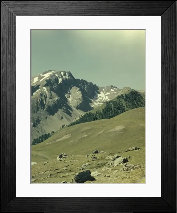 Framed Print : Route des Alpes - France Framed Print : Route des Alpes - France