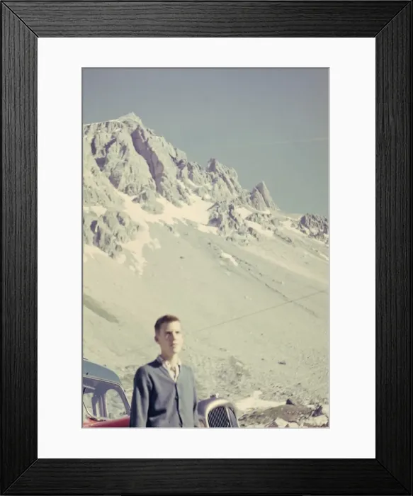 Framed Print : Route des Alpes - France Framed Print : Route des Alpes - France