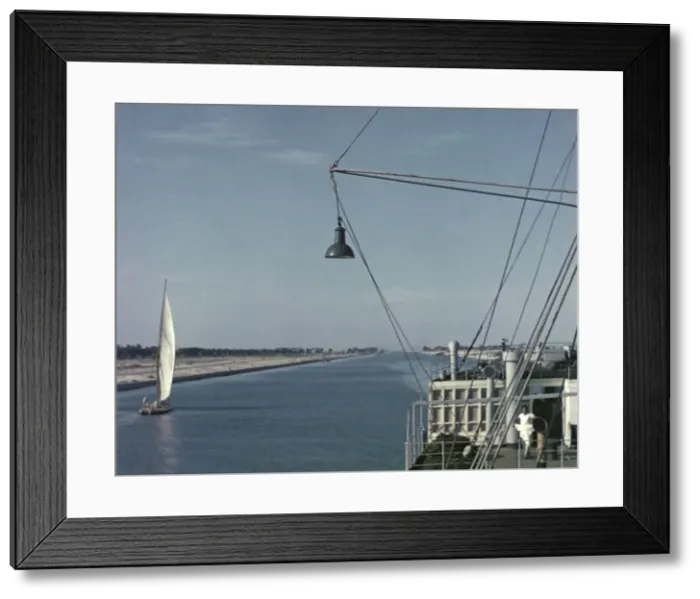 Framed Print : Suez Canal - Egypt Framed Print : Suez Canal - Egypt