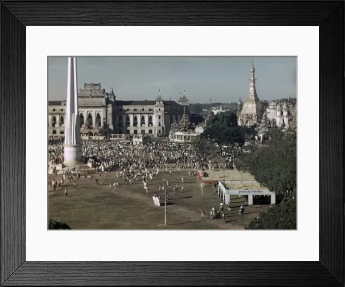 Framed Print : Independence Day - Rangoon Framed Print : Independence Day - Rangoon