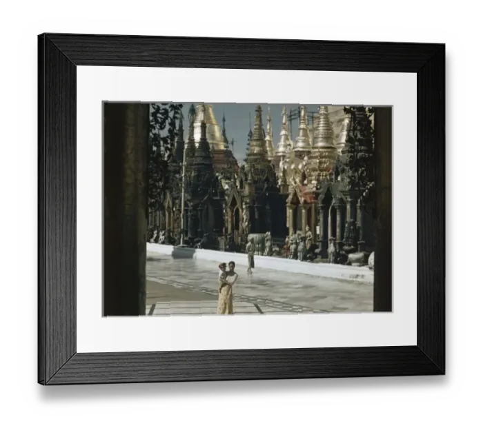 Framed Print : Shwedagon Pagoda - Rangoon Framed Print : Shwedagon Pagoda - Rangoon