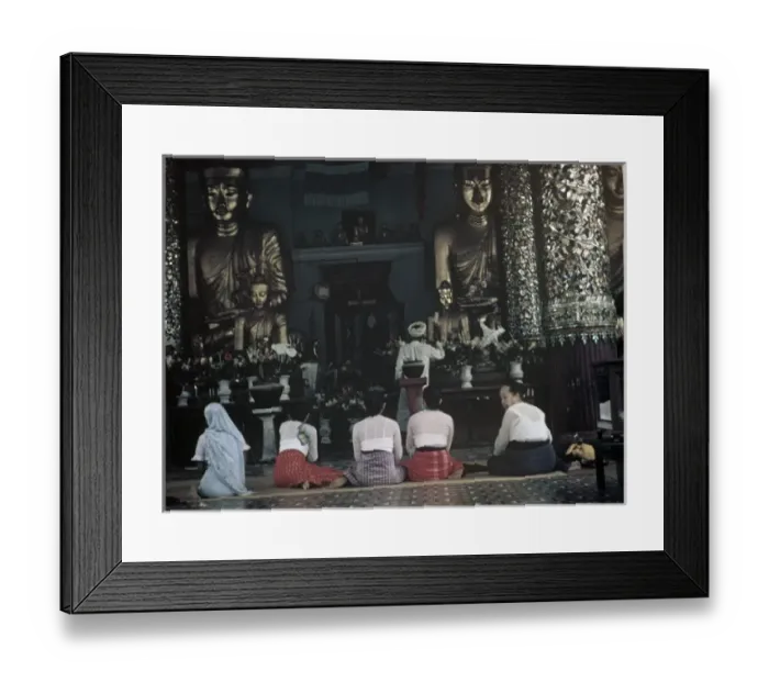 Framed Print : Shwedagon Pagoda east Tozaung - Rangoon Framed Print : Shwedagon Pagoda east Tozaung - Rangoon