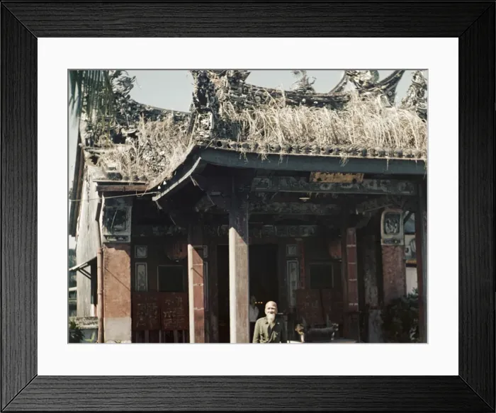 Framed Print : Chinese Temple - Rangoon Framed Print : Chinese Temple - Rangoon