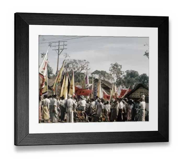 Framed Print : Chinese Funeral - Rangoon Framed Print : Chinese Funeral - Rangoon