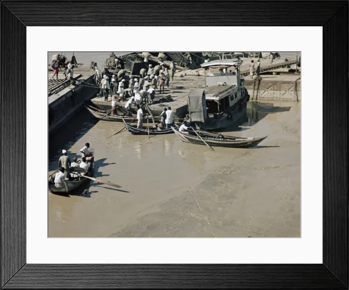 Framed Print : Irawaddy River - Rangoon Framed Print : Irawaddy River - Rangoon