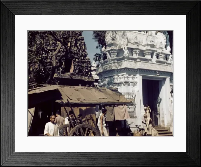 Framed Print : Indian temple - Rangoon Framed Print : Indian temple - Rangoon