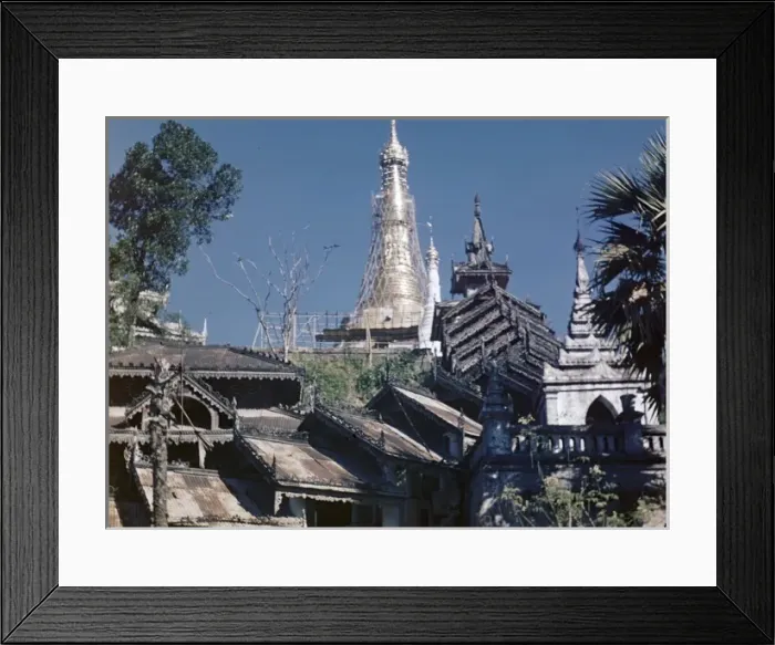 Framed Print : Kipling Pagoda - Moulmein Framed Print : Kipling Pagoda - Moulmein