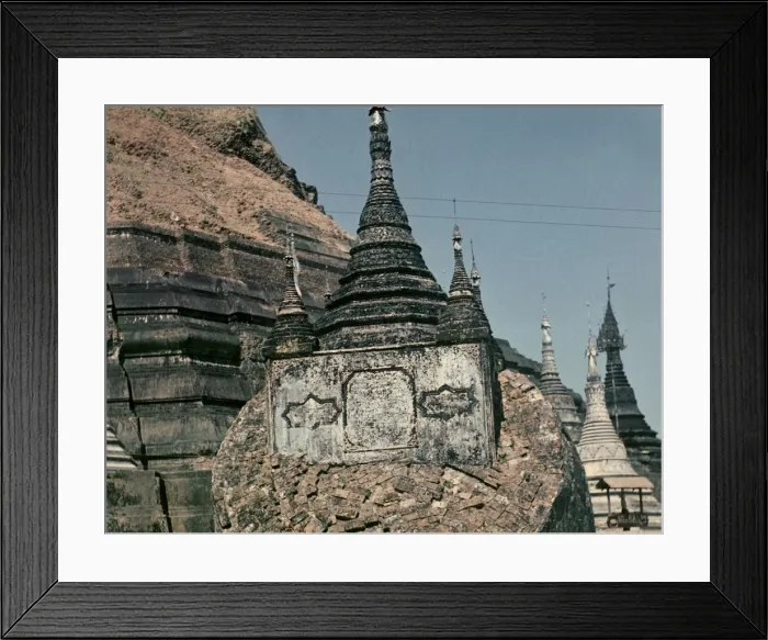 Framed Print : roadside stalls - Pegu Framed Print : roadside stalls - Pegu