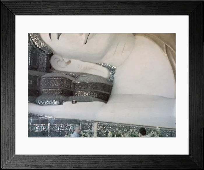 Framed Print : Reclining Buddha - Pegu Framed Print : Reclining Buddha - Pegu
