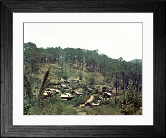 Framed Print : Village view - Kalaw Framed Print : Village view - Kalaw