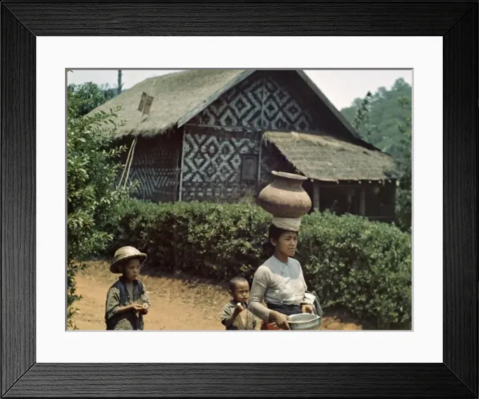 Framed Print : basha house - Kalaw Framed Print : basha house - Kalaw