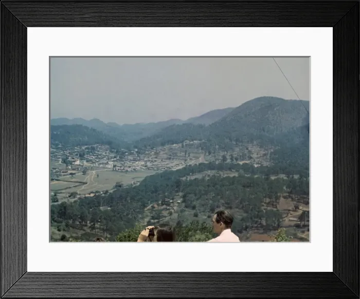 Framed Print : village from Pagoda ridge - Kalaw Framed Print : village from Pagoda ridge - Kalaw