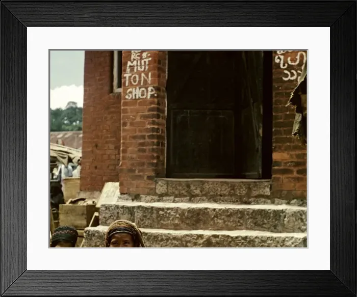 Framed Print : bazaar shop - Kalaw Framed Print : bazaar shop - Kalaw