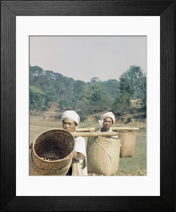 Framed Print : Shan famers - Kalaw Framed Print : Shan famers - Kalaw