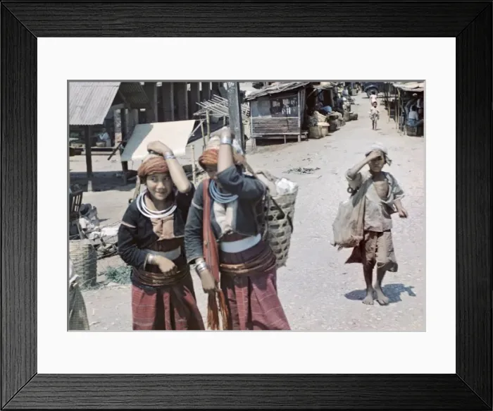 Framed Print : Palaung women - Kalaw Framed Print : Palaung women - Kalaw