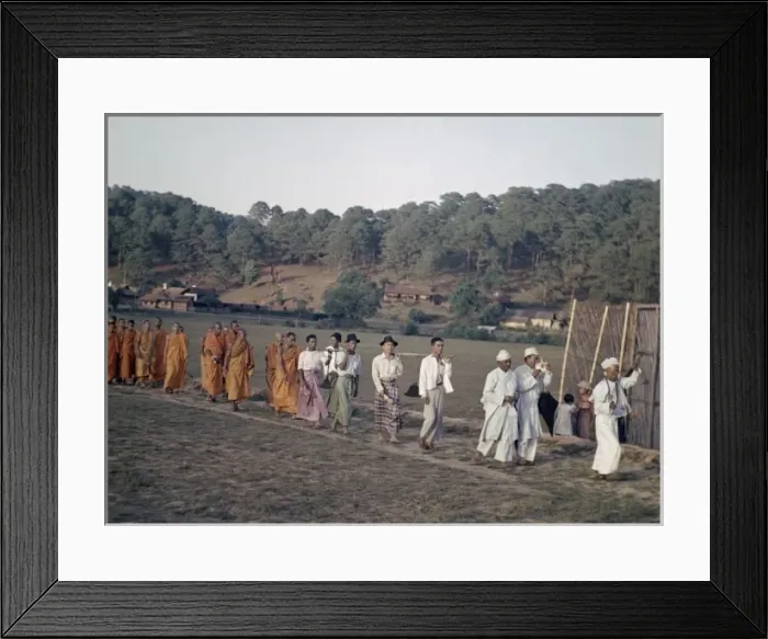 Framed Print : watering Bo tree - Kalaw Framed Print : watering Bo tree - Kalaw