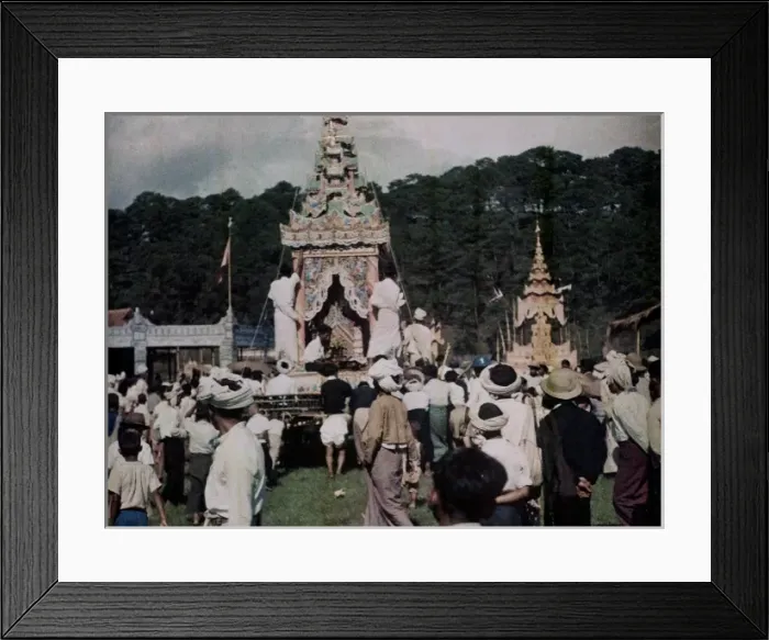 Framed Print : Pwe procession - Kalaw Framed Print : Pwe procession - Kalaw