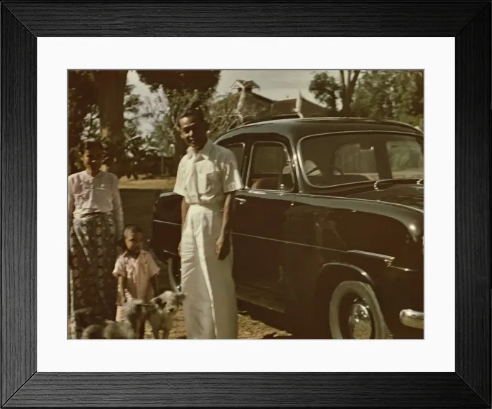 Framed Print : House Staff - Rangoon Framed Print : House Staff - Rangoon