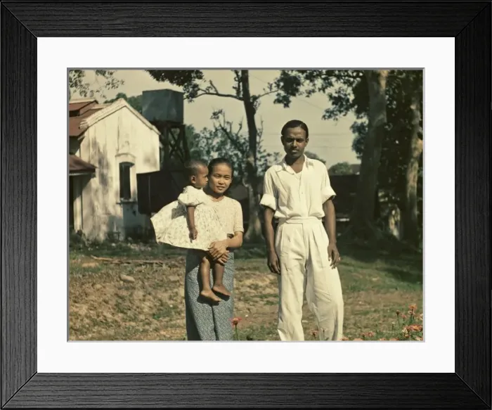 Framed Print : House Staff - Rangoon Framed Print : House Staff - Rangoon