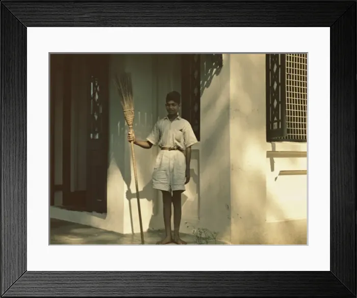 Framed Print : House Staff - Rangoon Framed Print : House Staff - Rangoon