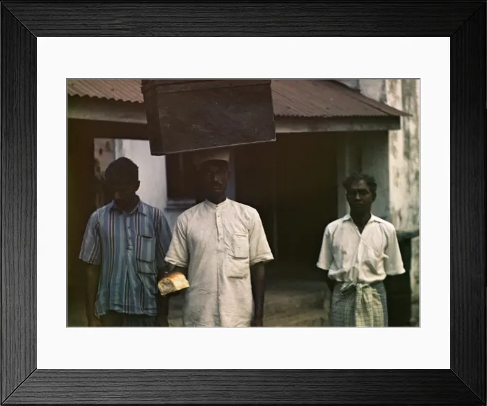 Framed Print : House Staff - Rangoon Framed Print : House Staff - Rangoon