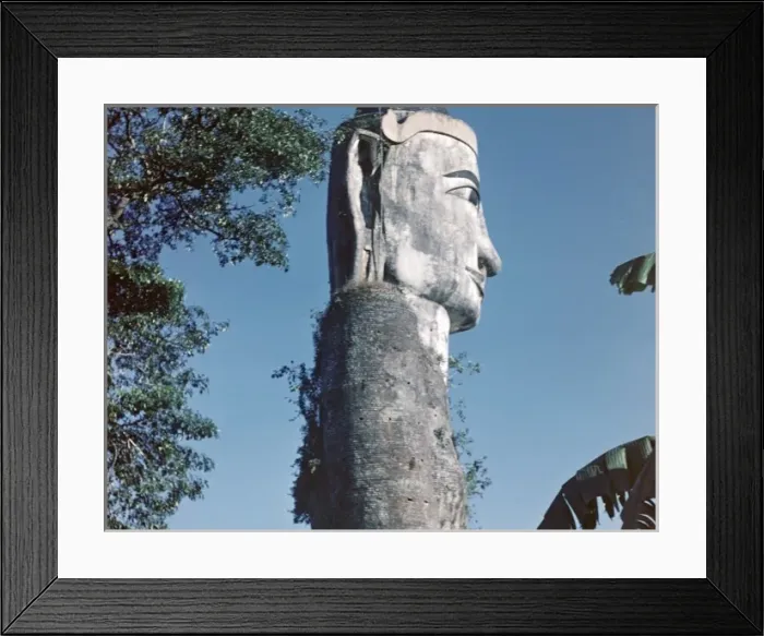 Framed Print : Reclining Buddha - Rangoon Framed Print : Reclining Buddha - Rangoon