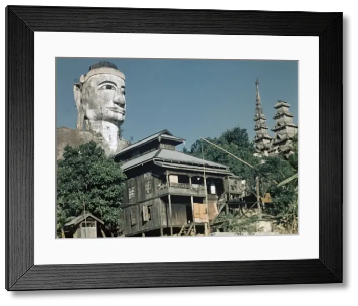 Framed Print : Reclining Buddha - Rangoon Framed Print : Reclining Buddha - Rangoon