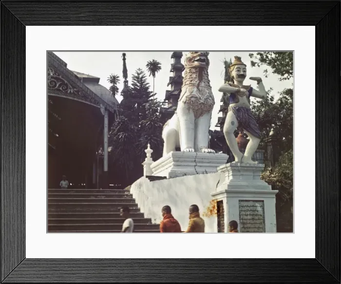 Framed Print : Reclining Buddha - Rangoon Framed Print : Reclining Buddha - Rangoon