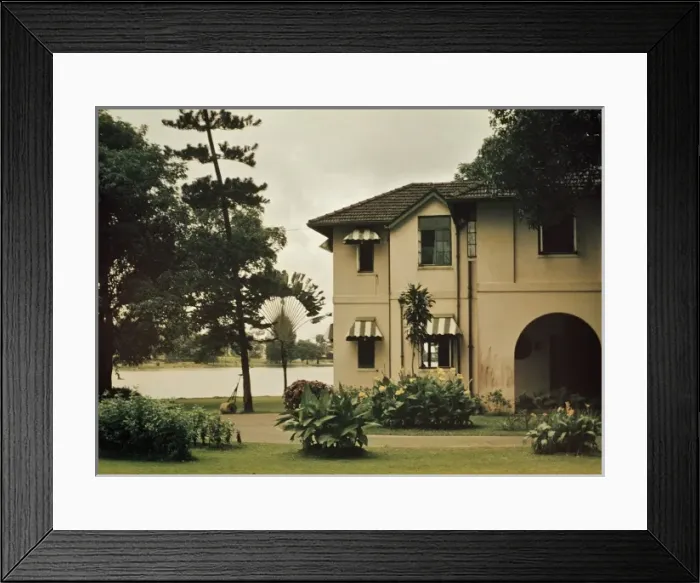 Framed Print : Jardines House on Inya Lake - Rangoon Framed Print : Jardines House on Inya Lake - Rangoon