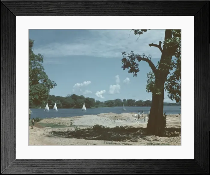 Framed Print : Inya Lake House site - Rangoon Framed Print : Inya Lake House site - Rangoon