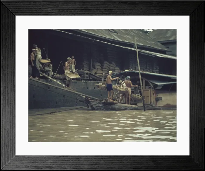 Framed Print : Floating bazaar - Thailand Framed Print : Floating bazaar - Thailand