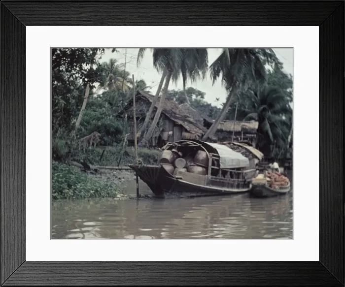 Framed Print : Water bazaar - Thailand Framed Print : Water bazaar - Thailand