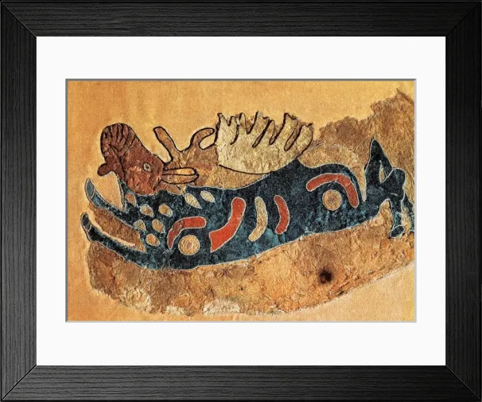 Framed Print : Fragment of a Covering Framed Print : Fragment of a Covering