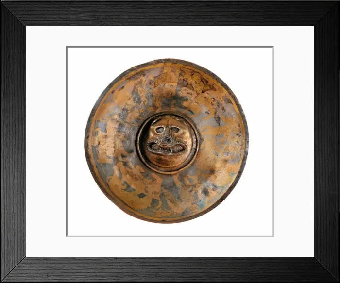 Framed Print : Patera with Lion Head Framed Print : Patera with Lion Head