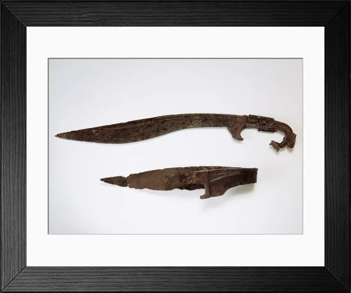 Framed Print : Falcatas. Iberian Art Framed Print : Falcatas. Iberian Art