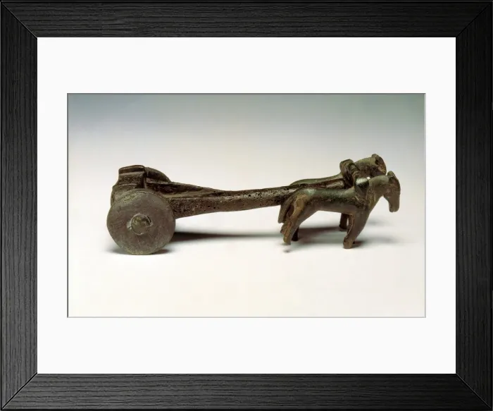 Framed Print : Ex-Voto Chariot with Horses Framed Print : Ex-Voto Chariot with Horses