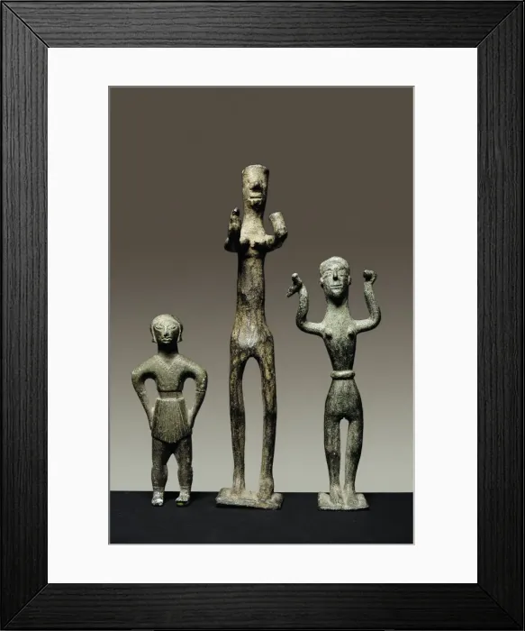 Framed Print : Three Iberian Ex-Votos Framed Print : Three Iberian Ex-Votos