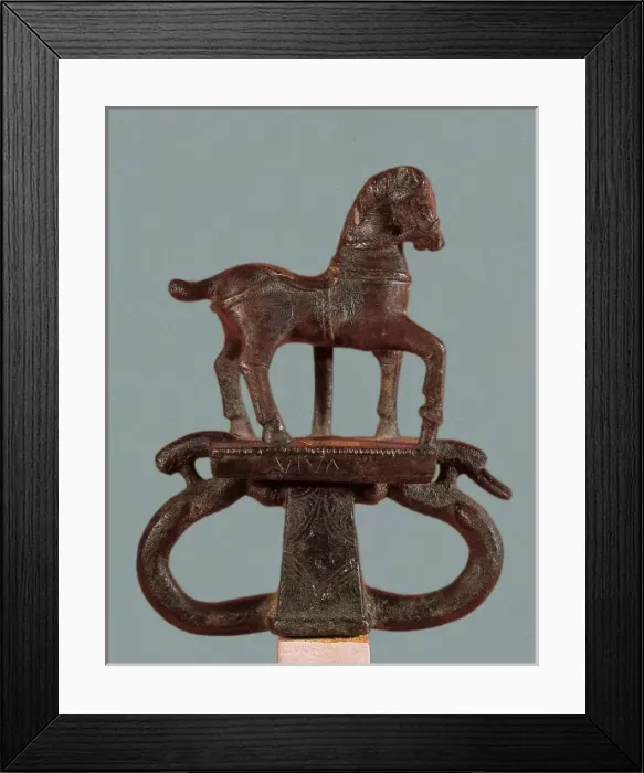 Framed Print : Buckle Reins with A Framed Print : Buckle Reins with A