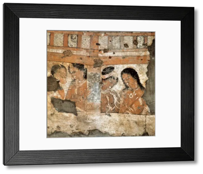 Framed Print : India. Ajanta. Ajanta Caves Framed Print : India. Ajanta. Ajanta Caves