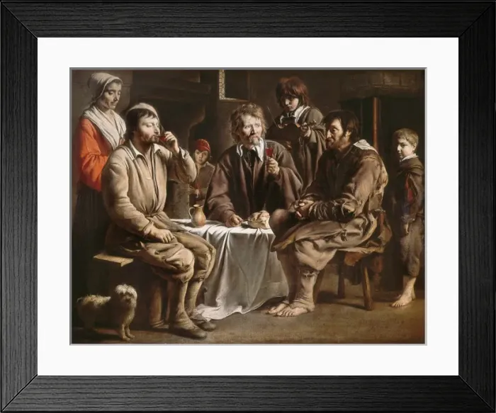 Framed Print : A Peasants Meal Framed Print : A Peasants Meal