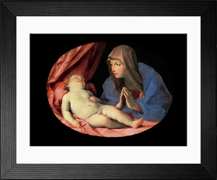 Framed Print : Madonna and Sleeping Child Framed Print : Madonna and Sleeping Child
