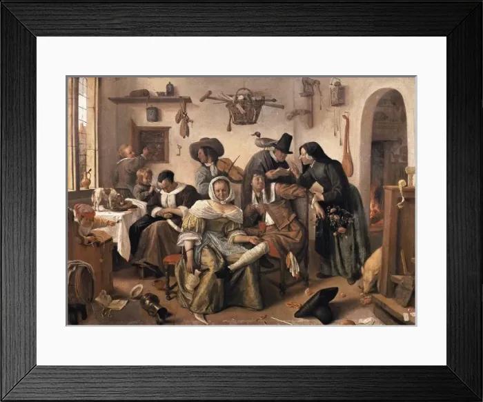 Framed Print : Beware of Luxury (In Weelde Siet Toe) Framed Print : Beware of Luxury (In Weelde Siet Toe)
