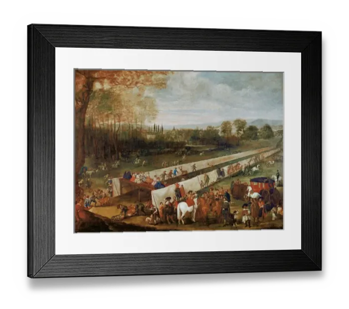 Framed Print : The Hunting Party at Aranjuez Framed Print : The Hunting Party at Aranjuez