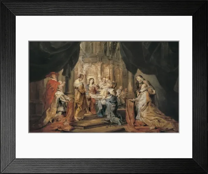 Framed Print : The Vision of Saint Ildefonso