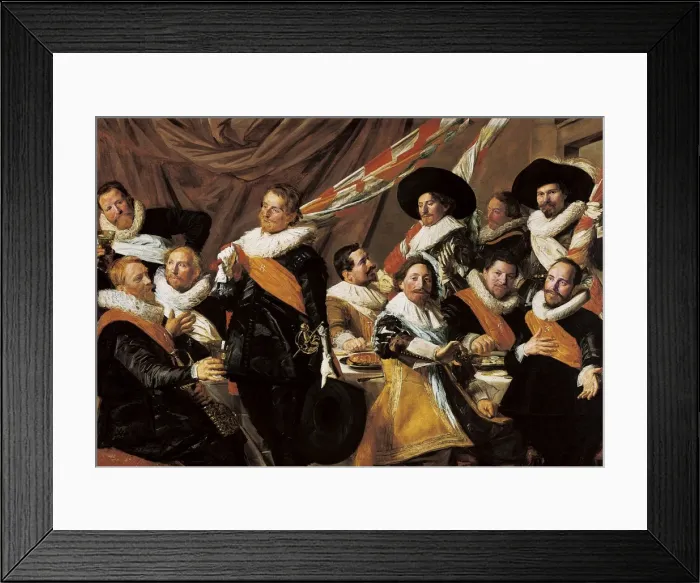 Framed Print : Banquet of the Officers of the Civic Guard of St George Framed Print : Banquet of the Officers of the Civic Guard of St George