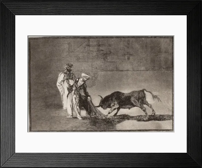 Framed Print : The Moors make a different play in the ring with their burno Framed Print : The Moors make a different play in the ring with their burno