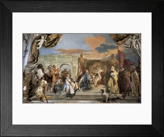 Framed Print : The Investiture of Herold as Duke of Franconia Framed Print : The Investiture of Herold as Duke of Franconia